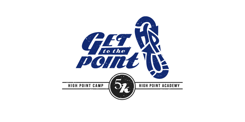 high point camp and conference center 5k logo design